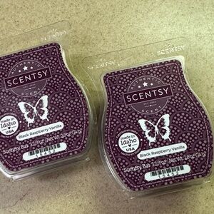Scentsy Black Raspberry Vanilla Wax Bar - Deep Purple